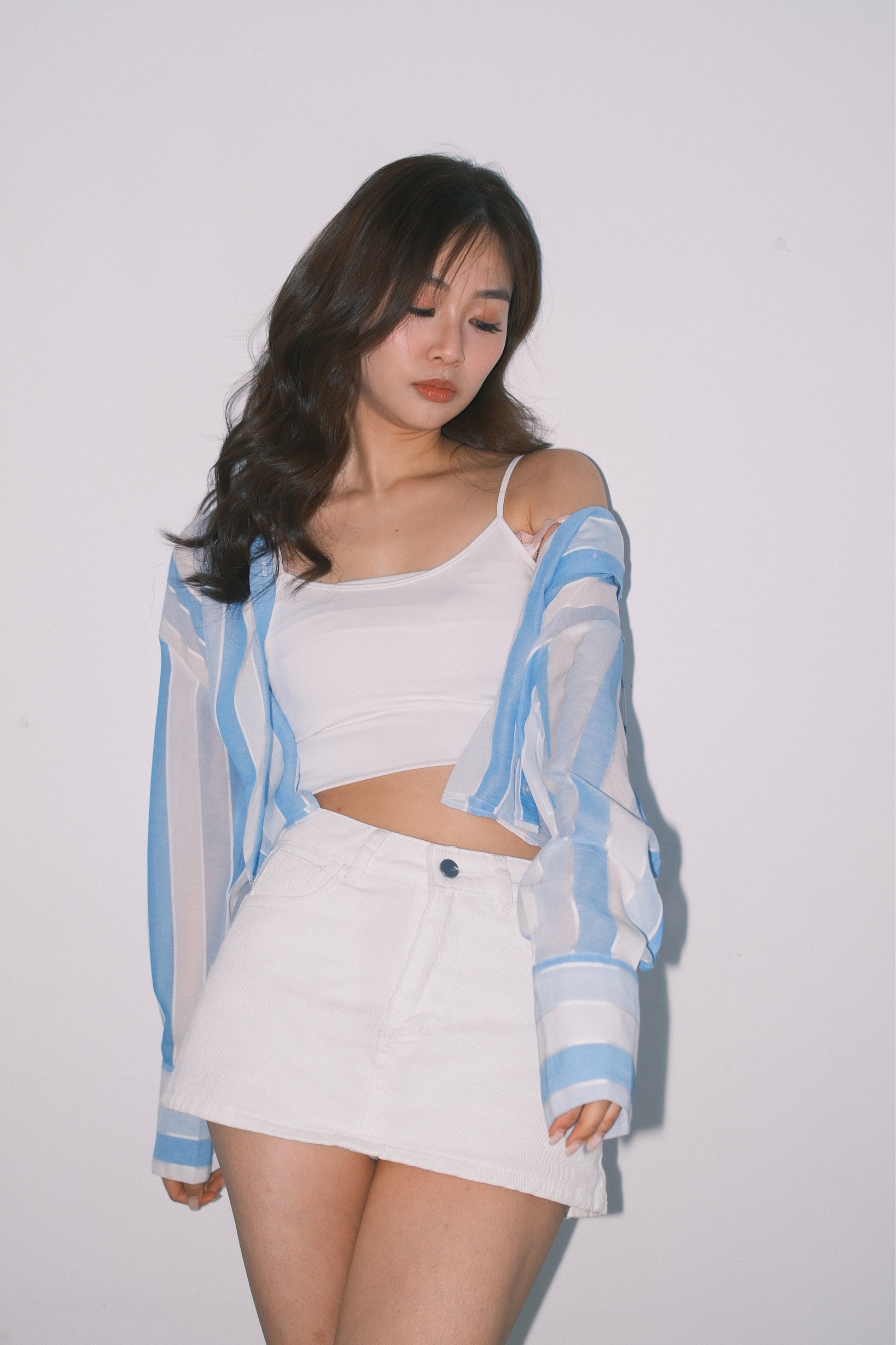Azure Stripes Urban Ensemble