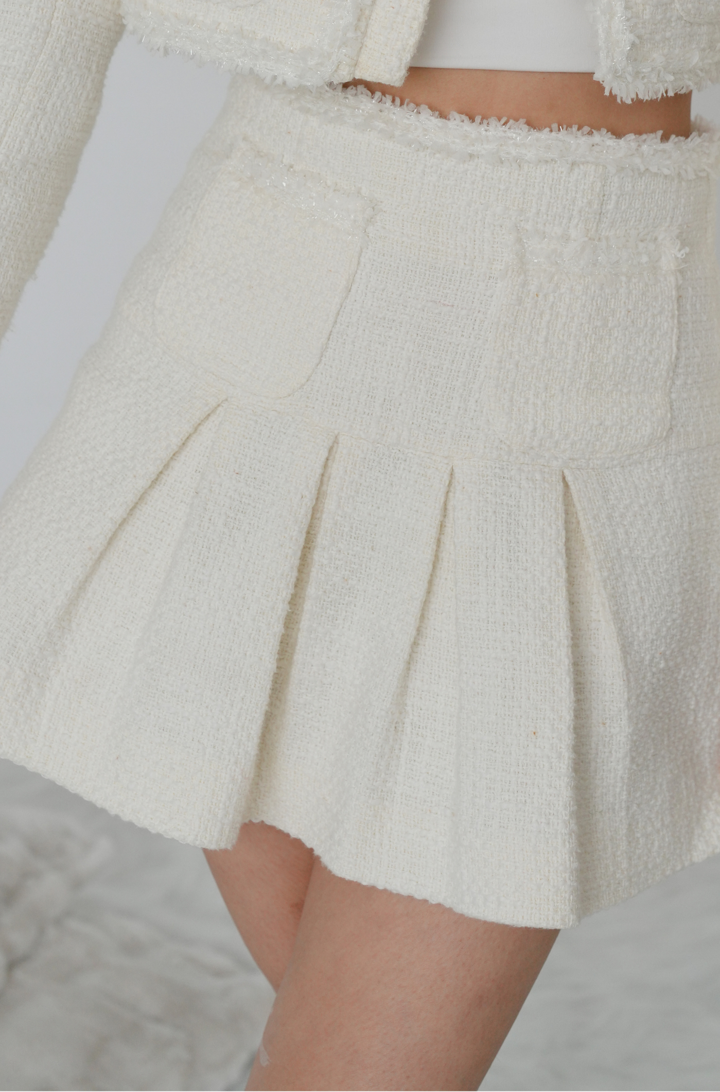 Pearl Tweed Charm Skirt