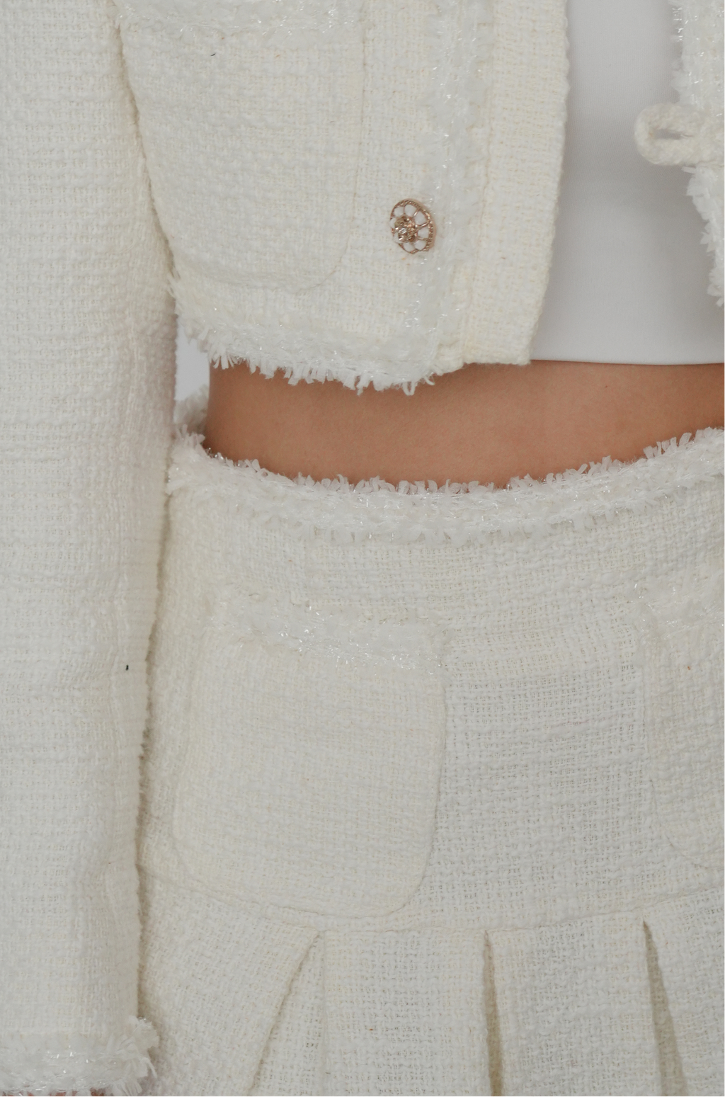 Pearl Tweed Charm Skirt
