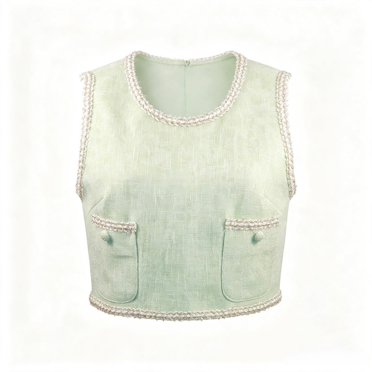 Mint Muse Tweed chic TOP
